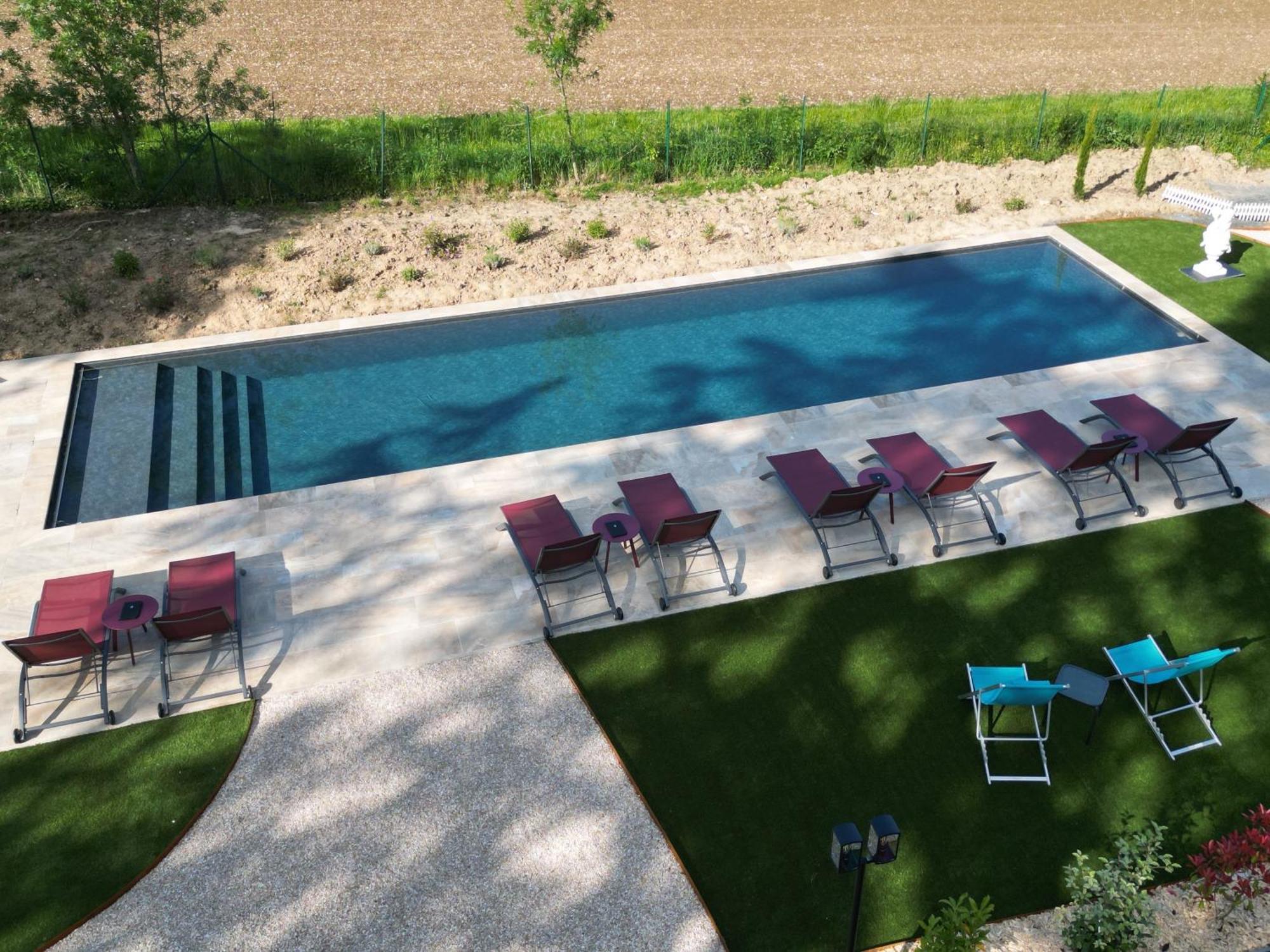 Sans Souci Bed And Breakfast Luxe Heated Pool And Restaurant Luzille Luaran gambar
