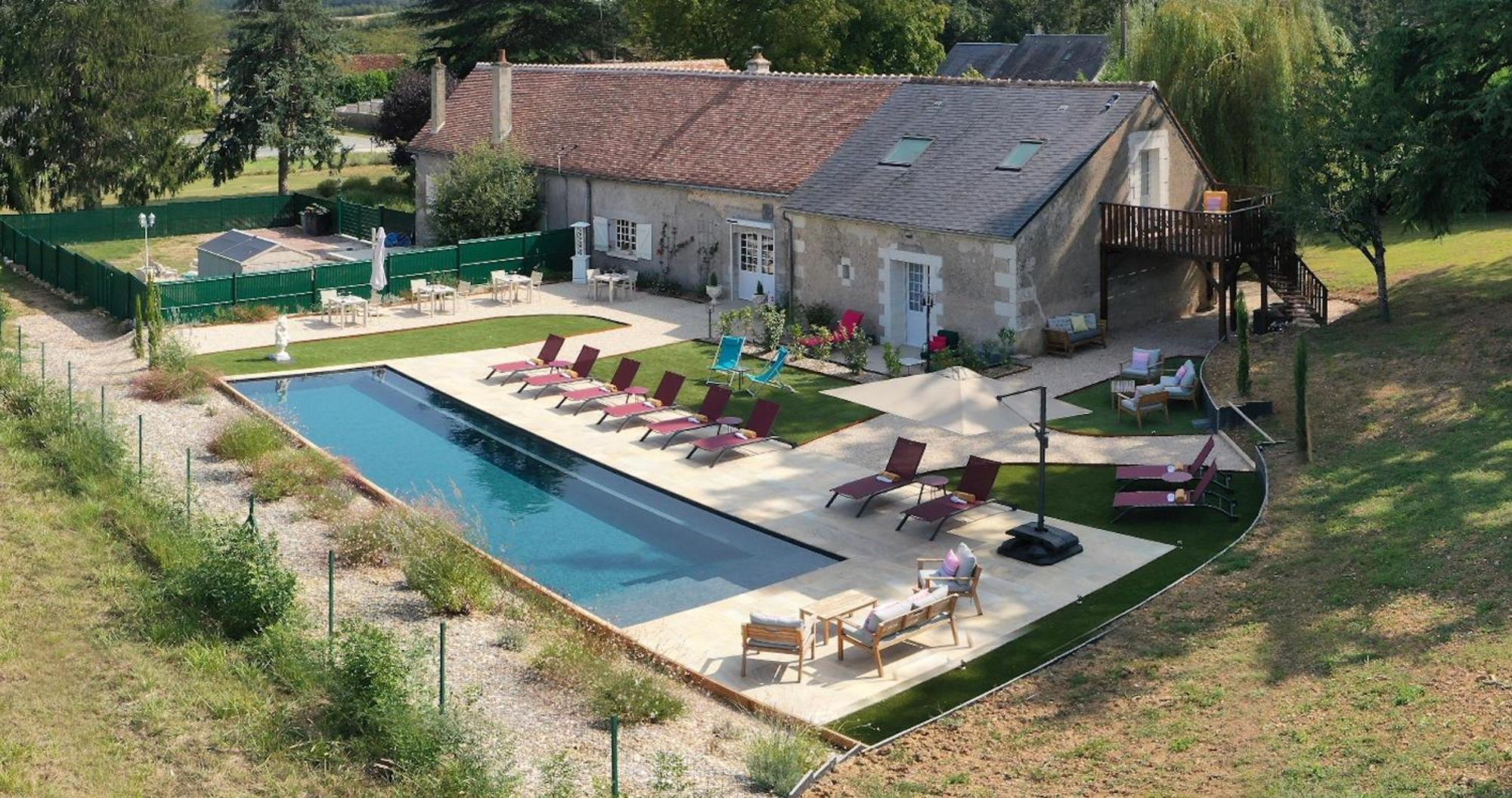 Sans Souci Bed And Breakfast Luxe Heated Pool And Restaurant Luzille Luaran gambar